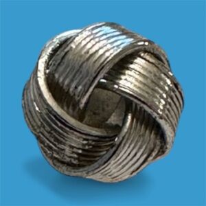 Elegant Silver Knot Earrings